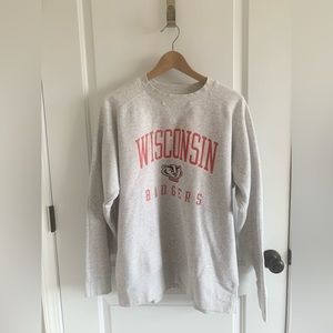 Vintage Wisconsin Badger Crewneck Sweatshirt / L / $20